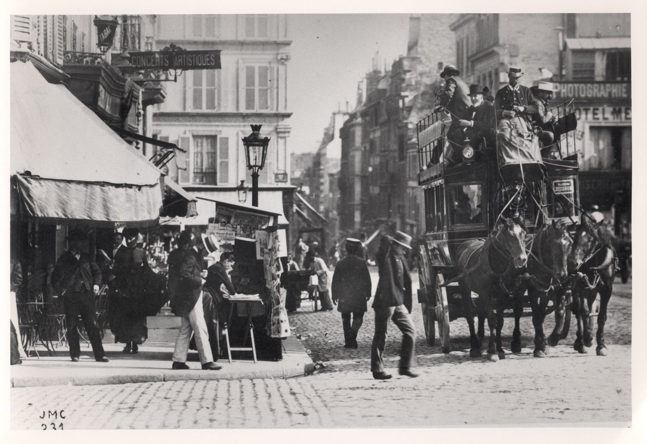 Utsikt över Paris, ca 1900 av French Photographer