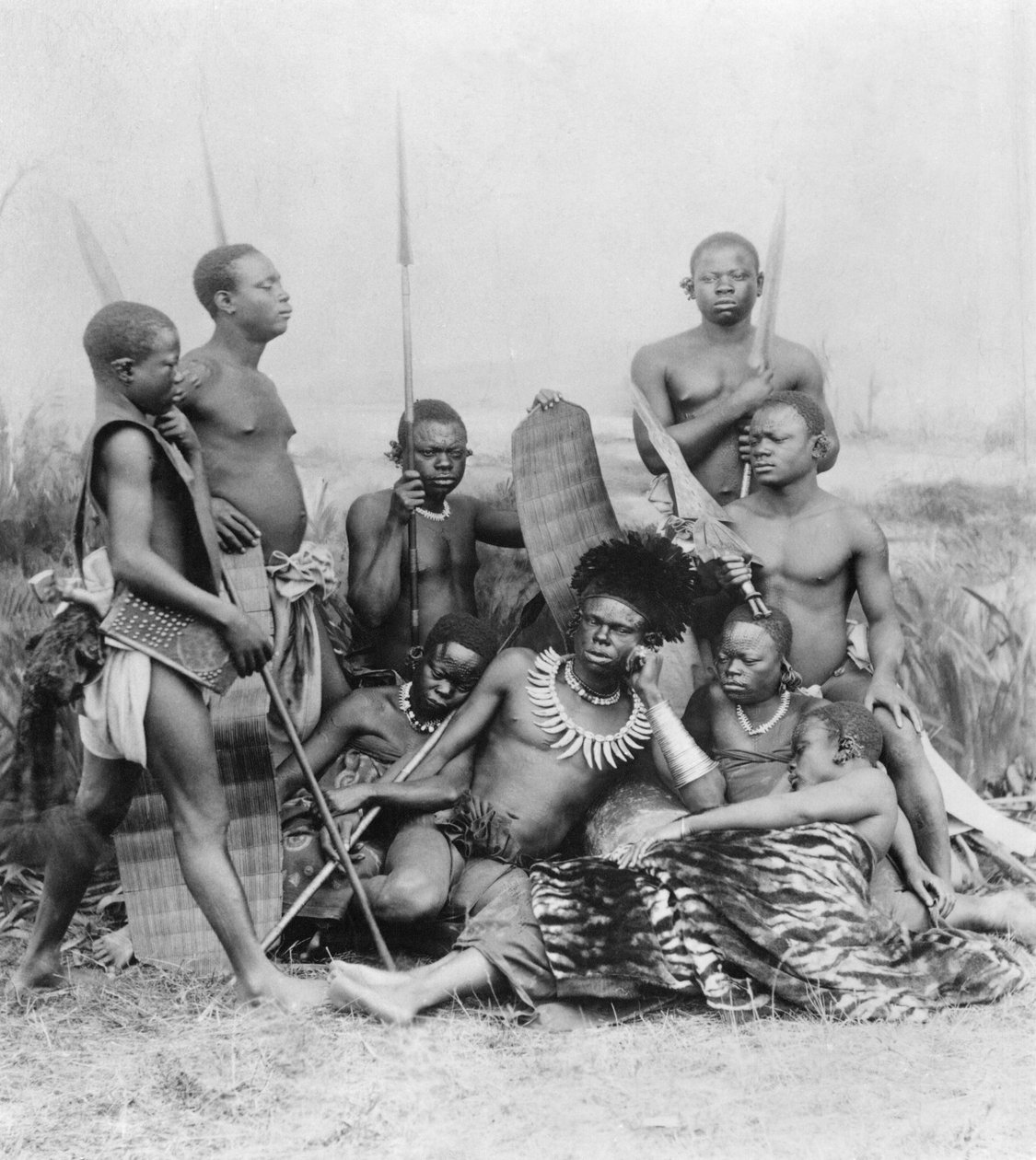 Toa, Belgian Congo, 1894 swed av French Photographer