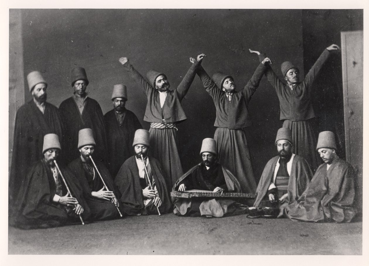 Virvlande dervischer från Turkestan av French Photographer