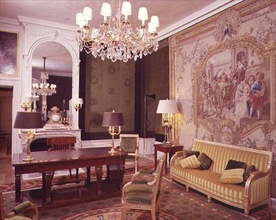 Ett mottagningsrum i Grand Trianon av French School