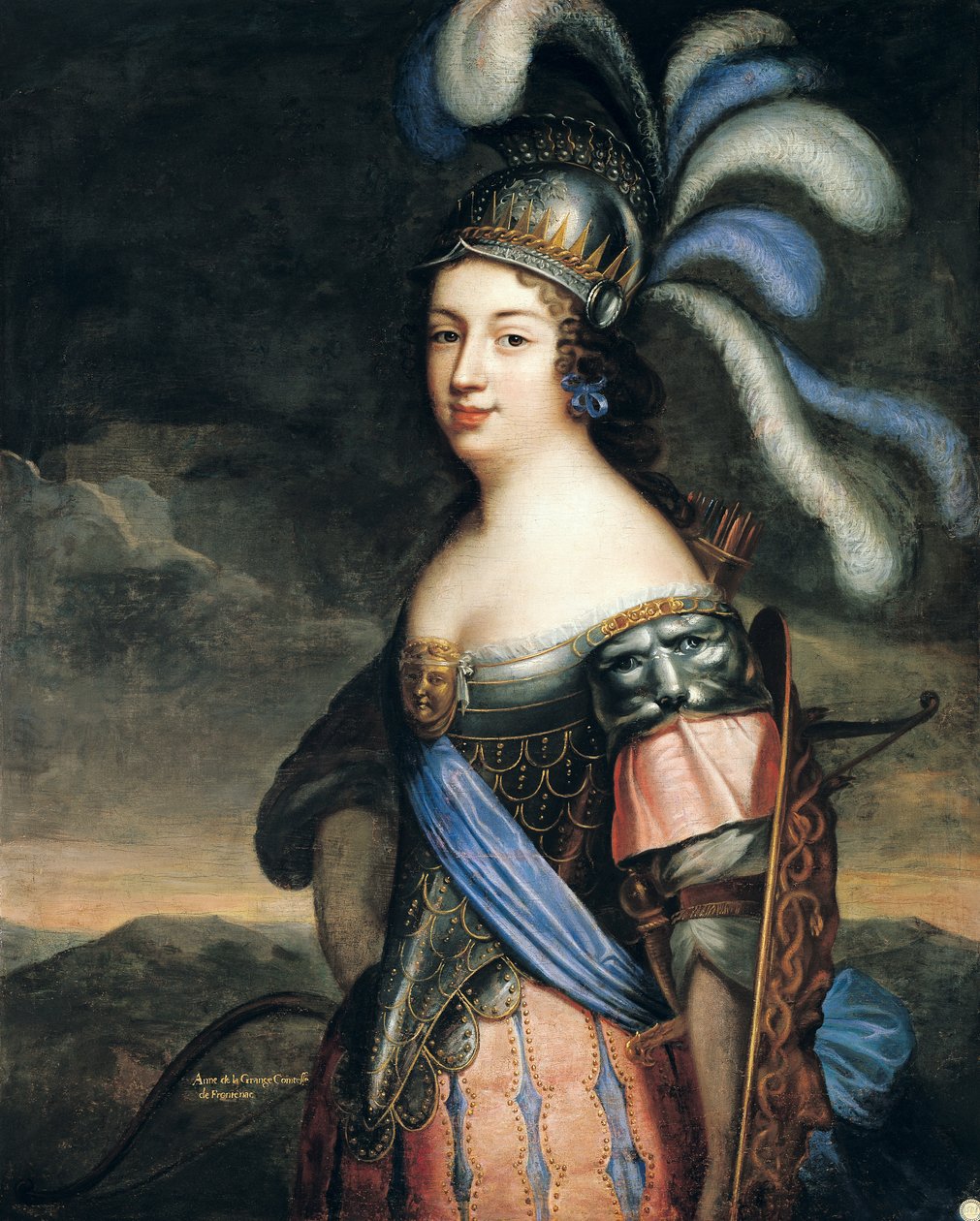 Anne de La Grange-Trianon (1632-1707) grevinde af Palluau og Frontenac swed av French School