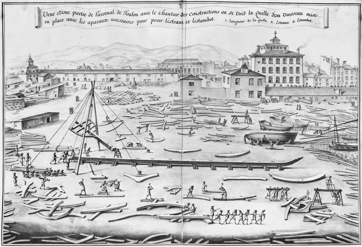 Arsenal of Toulon, illustration från 