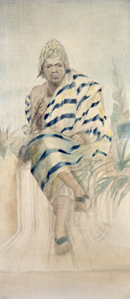 Behanzin (1844-1906) Den siste kungen av Dahomey av French School