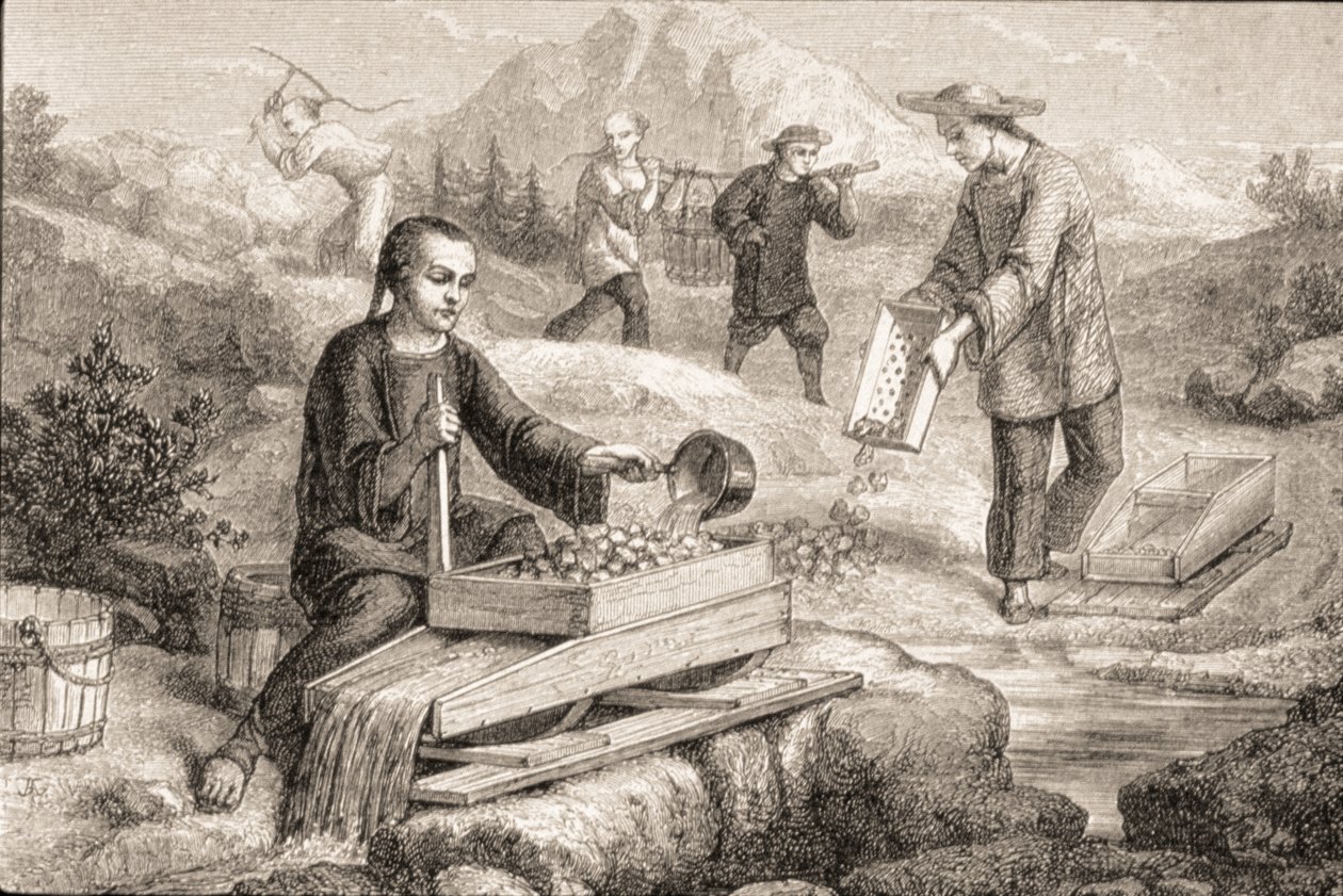 California Gold Prospecting i 1860