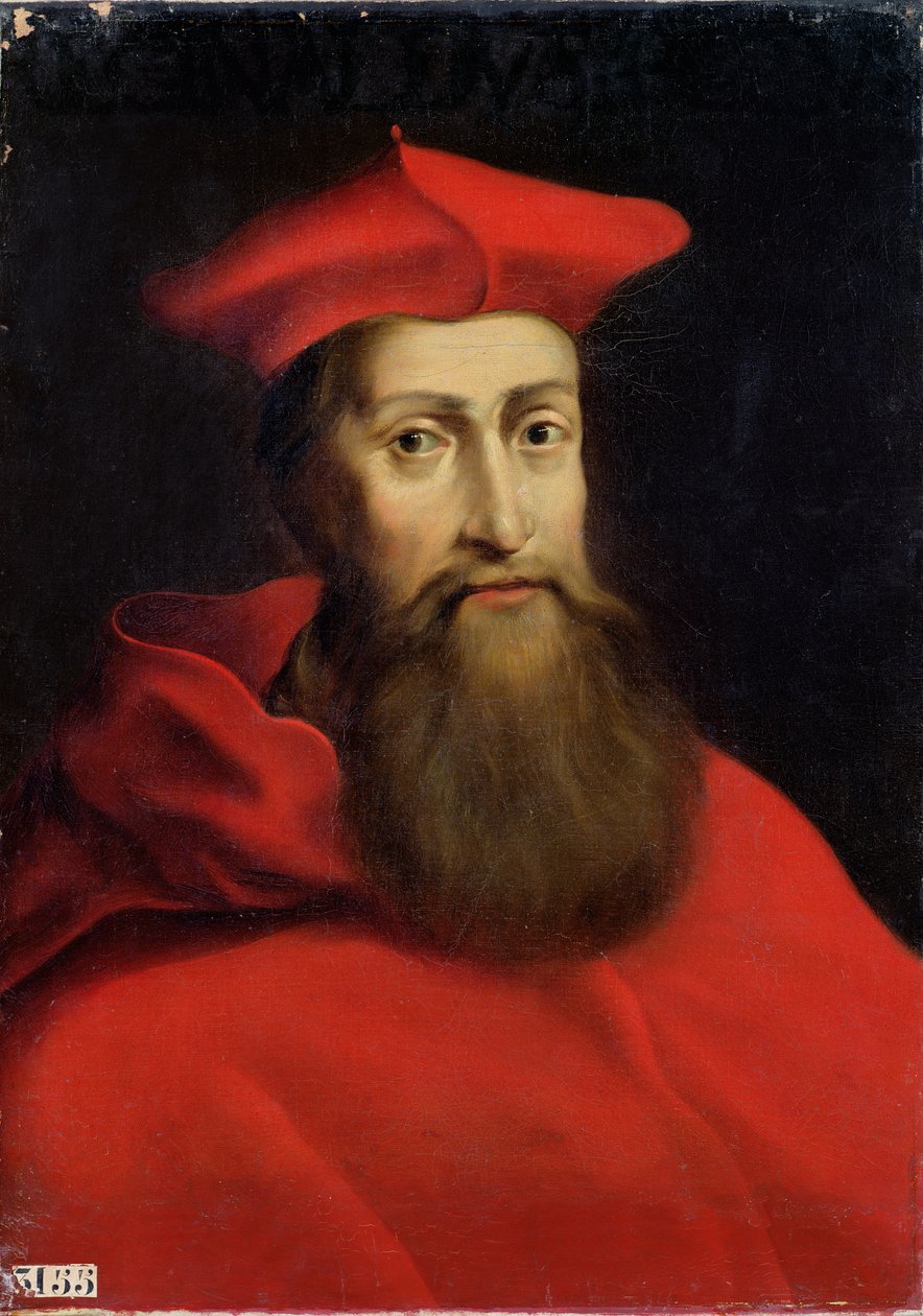 Kardinal Reginald Pole (1500-58) ärkebiskop av Canterbury av French School