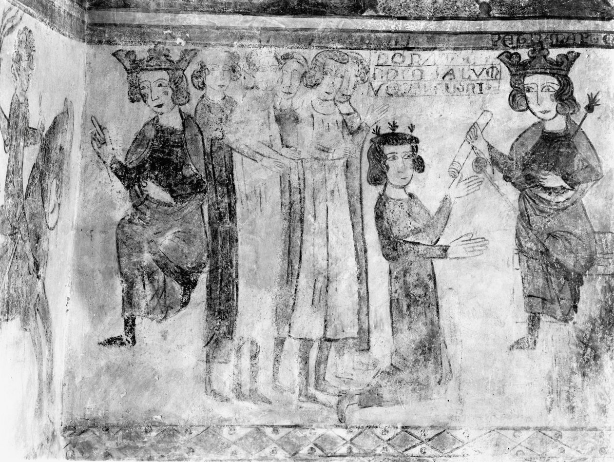 Karl I (1226-85) Greve av Anjou fördes med Manfreds kropp efter 1265 av French School