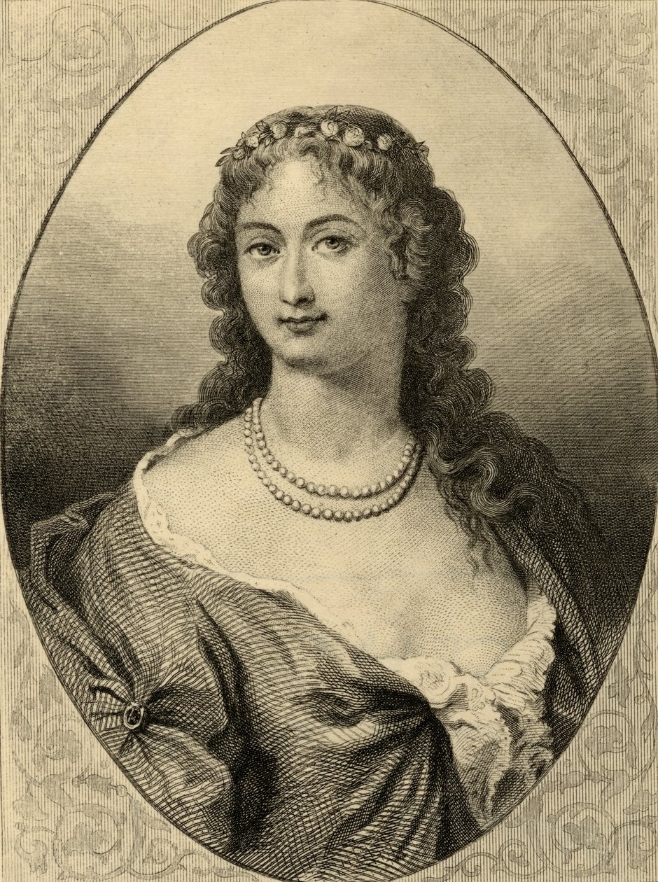 Claudine Alexandrine Guerin (1682-1749) Madame de Tencin swed av French School