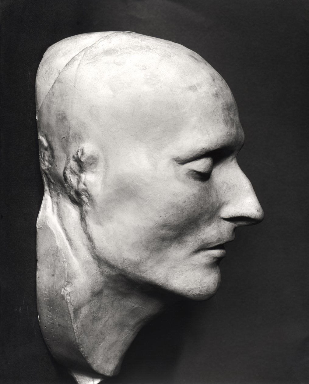 Dödsmask av Napoleon Bonaparte (1769-1821) (gips) av French School