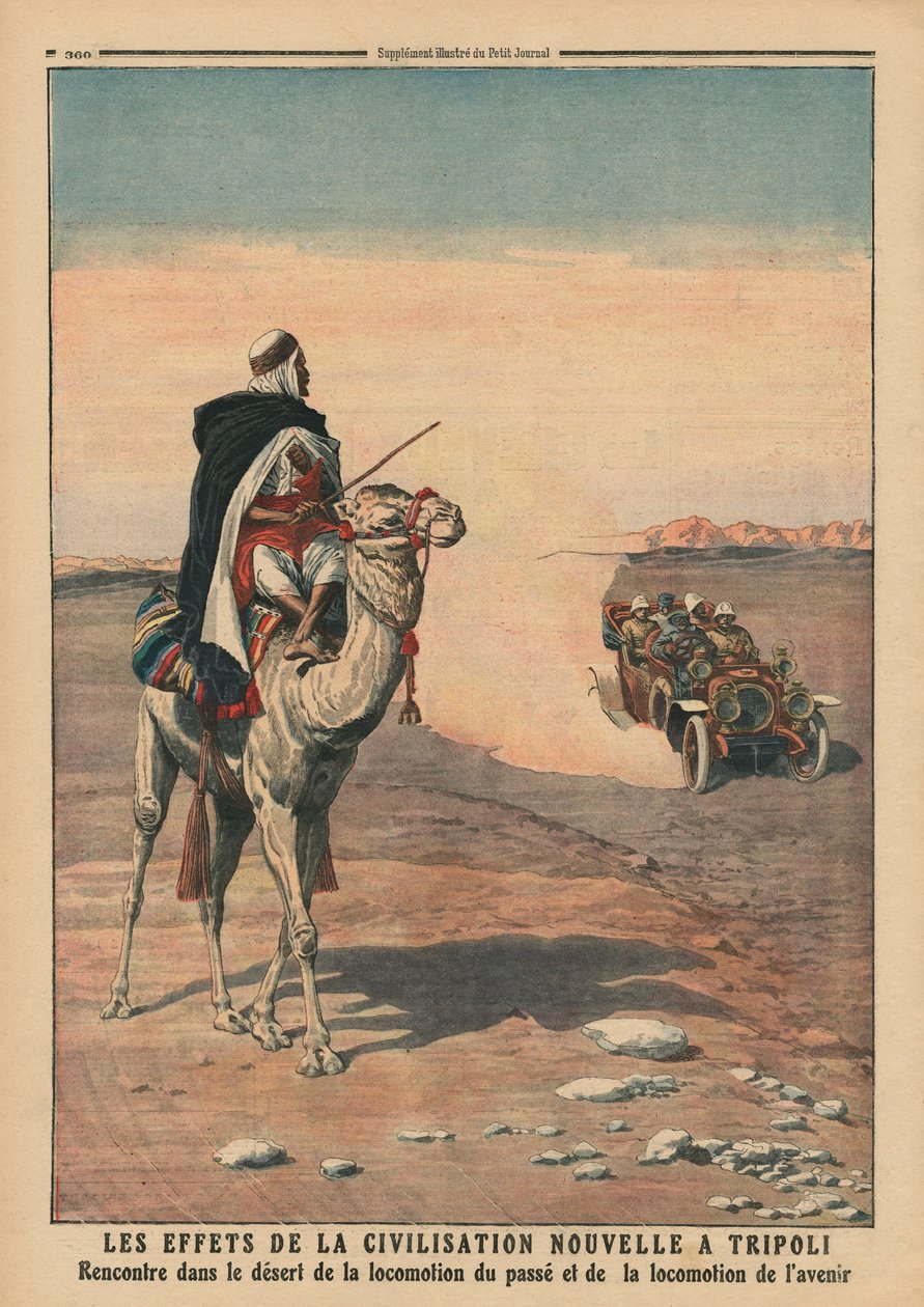 Effekter af den nye civilisation i Tripoli, illustration fra 