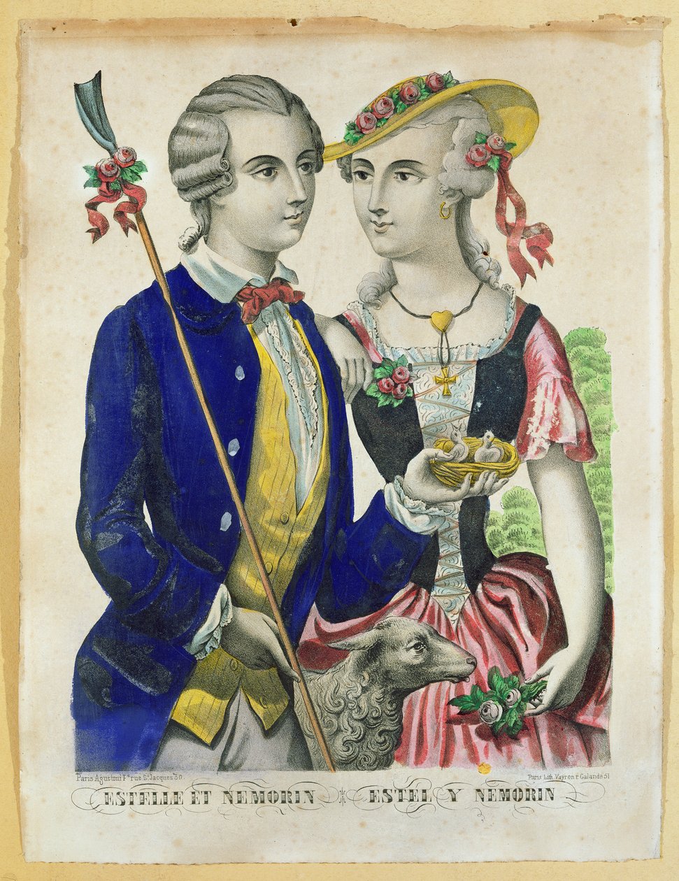 Estelle och Nemorin av French School