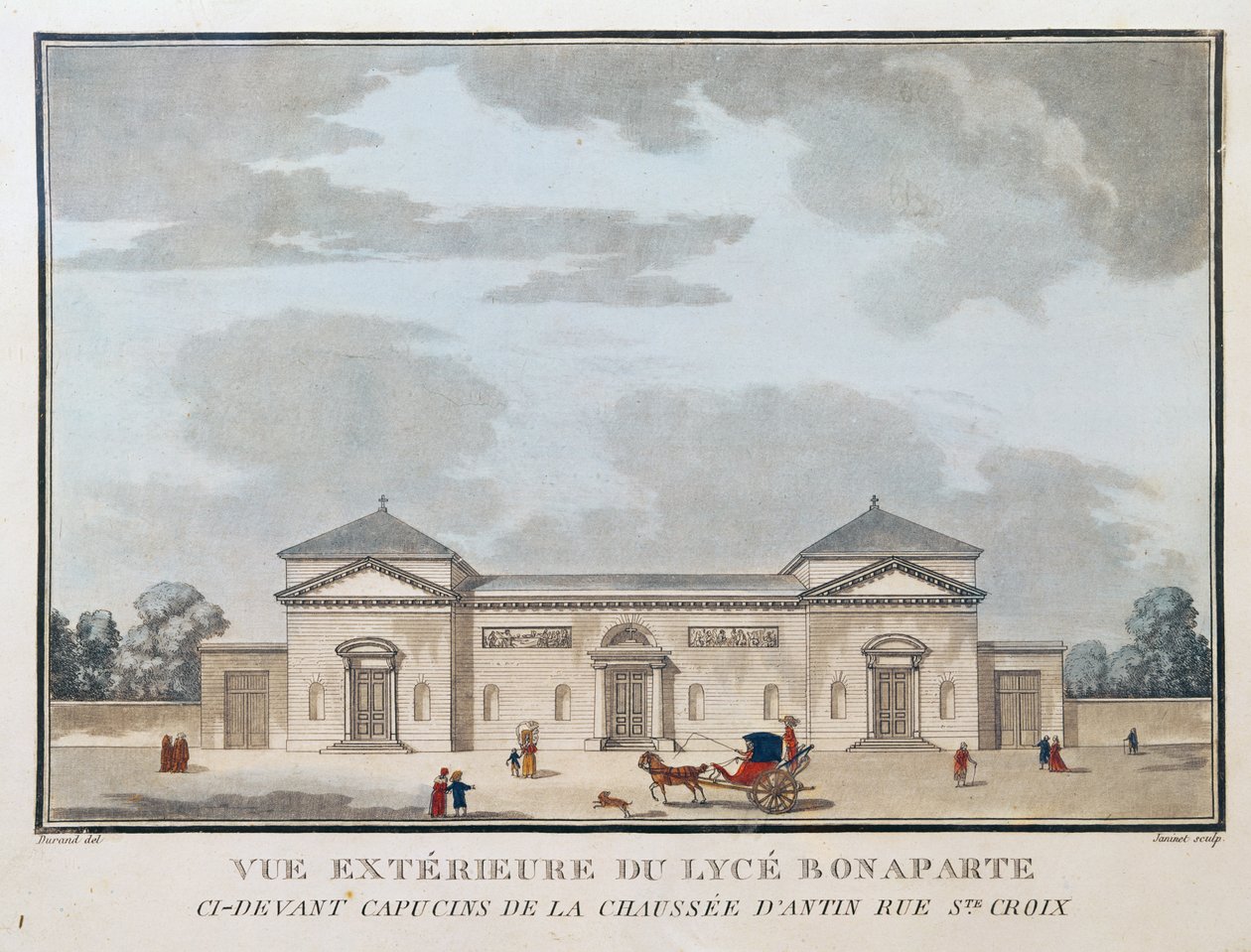 Exteriör vy av Lycee Bonaparte av French School