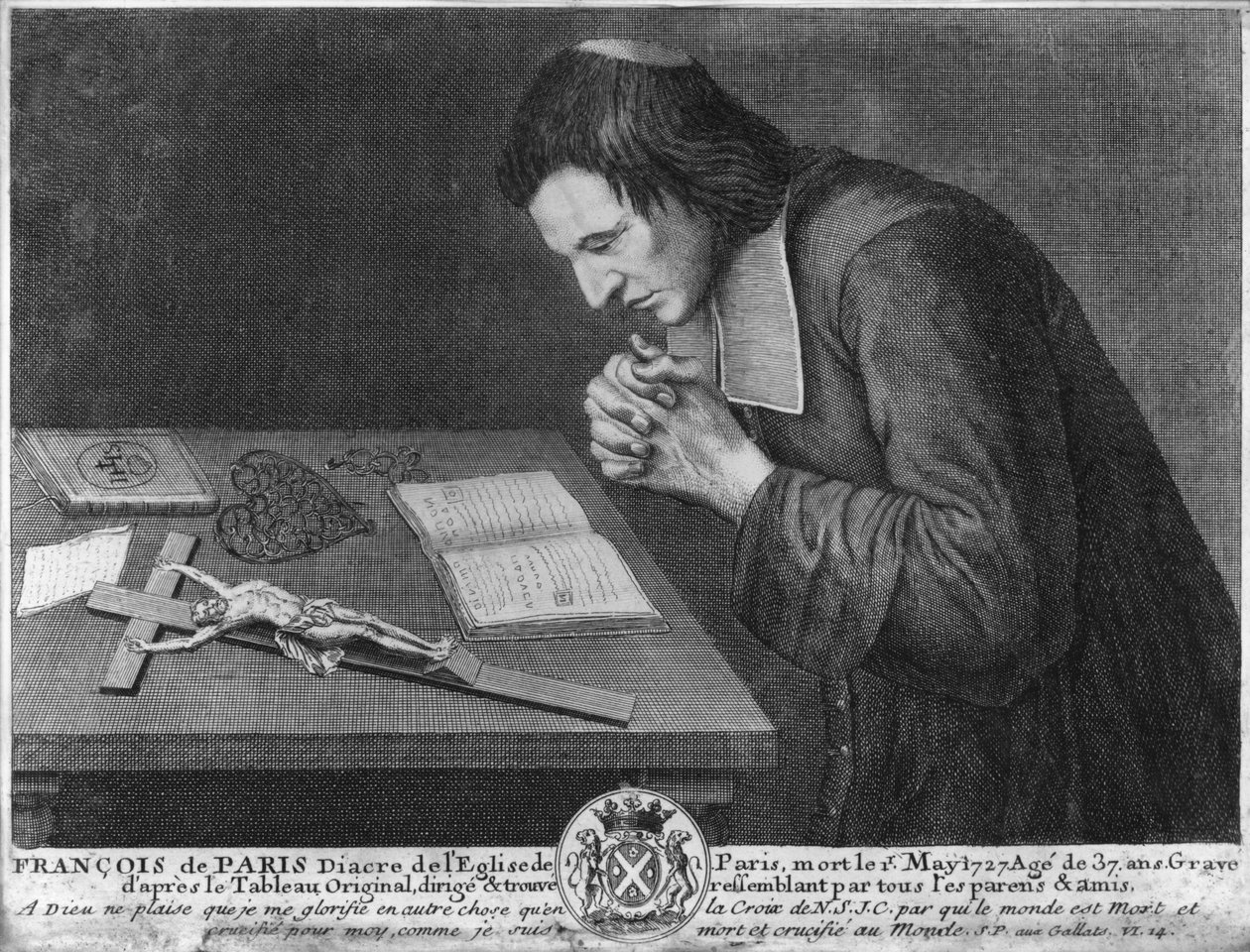 Francois de Paris (bw foto) av French School