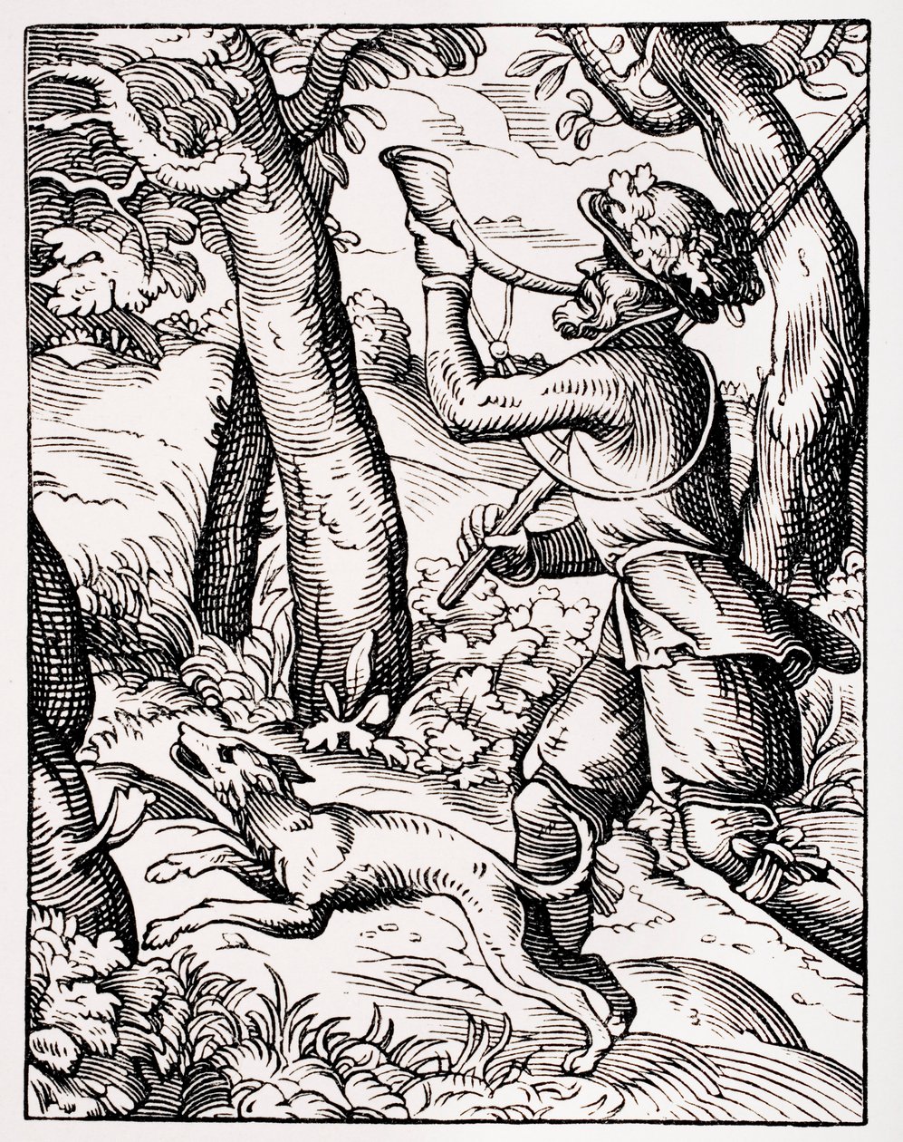 German Sportsman, efter en gravyr av Jost Amman (1539-91) från 
