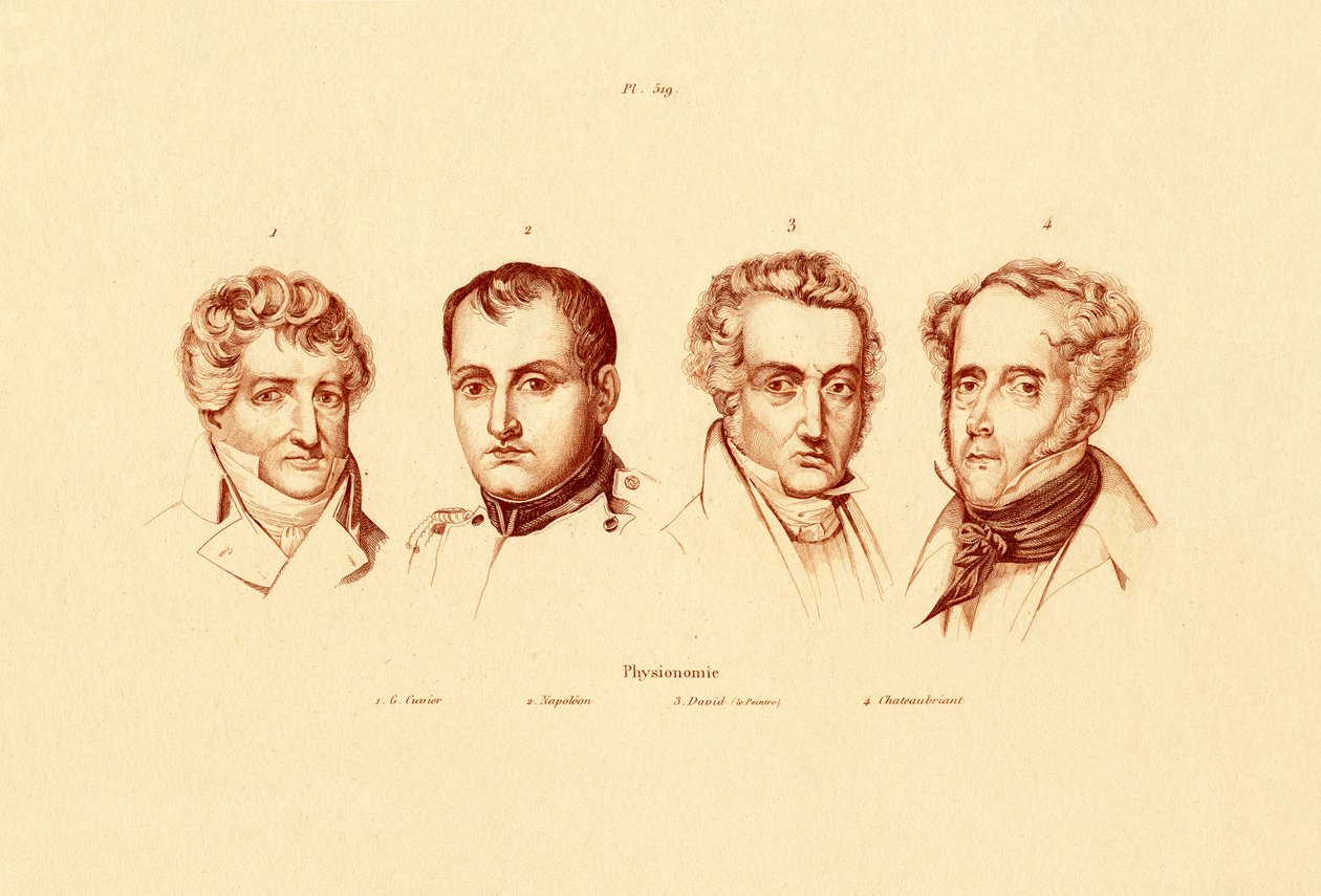 Huvuden, 1833-39 av French School