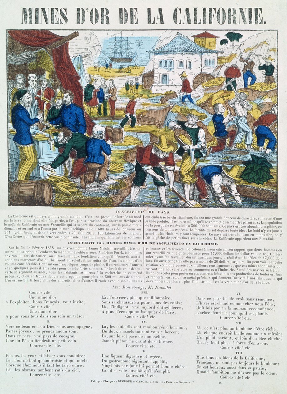 Illustrerad text och historieblad för 