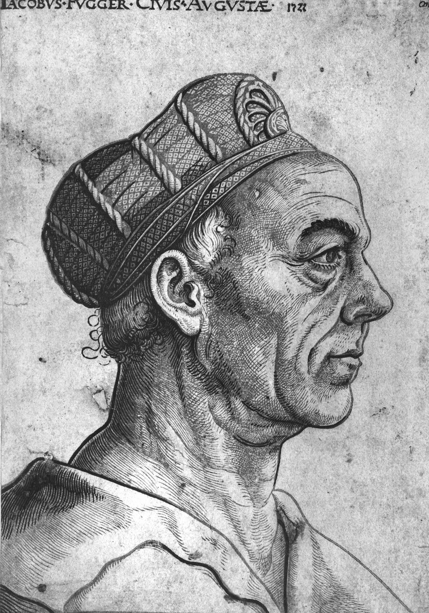 Jacob II Fugger (1459-1525) greve av riket av French School