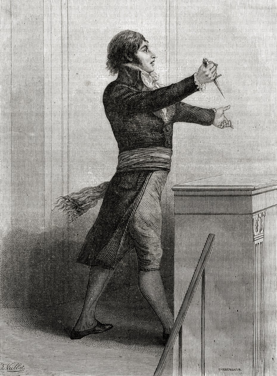 Jean Lambert Tallien (1767-1820) Anstiftande revolution av French School