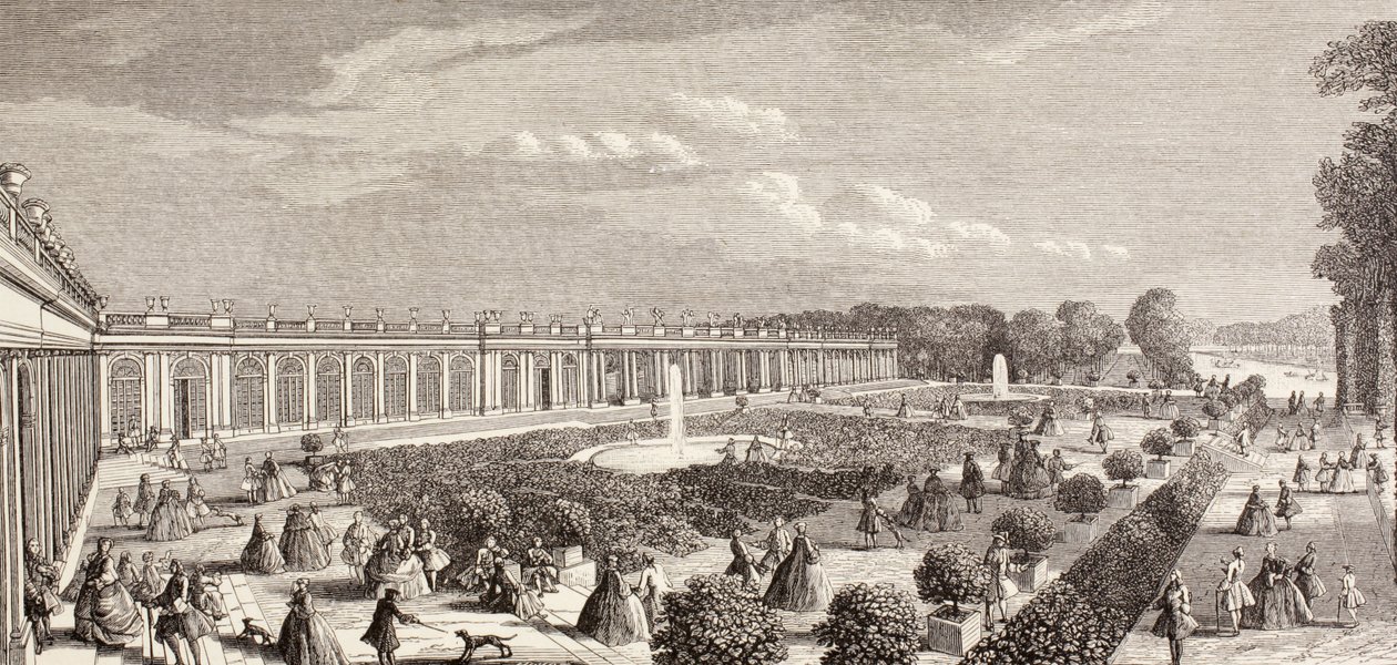 Le Grand Trianon, Versailles, på 1700-talet, från 