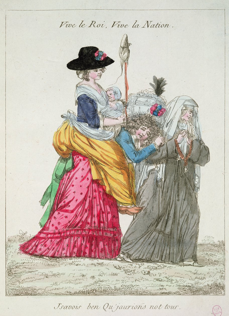 Länge leve kungen, leve nationen. Jag visste ganska väl att det förr eller senare skulle vara vår tur, 1789 av French School