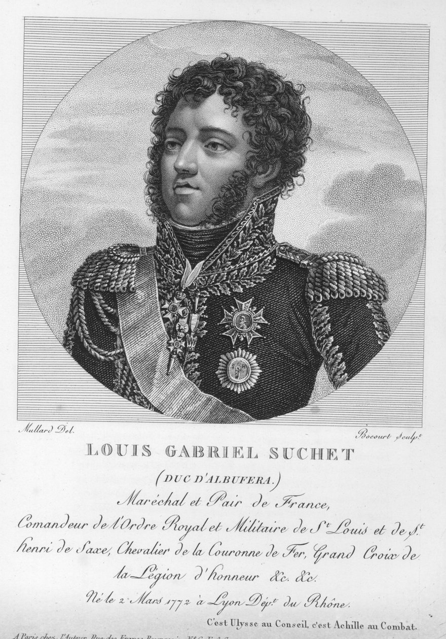 Louis-Gabriel Suchet (1770-1826) hertug af Albufera og marskal af Frankrig swed av French School