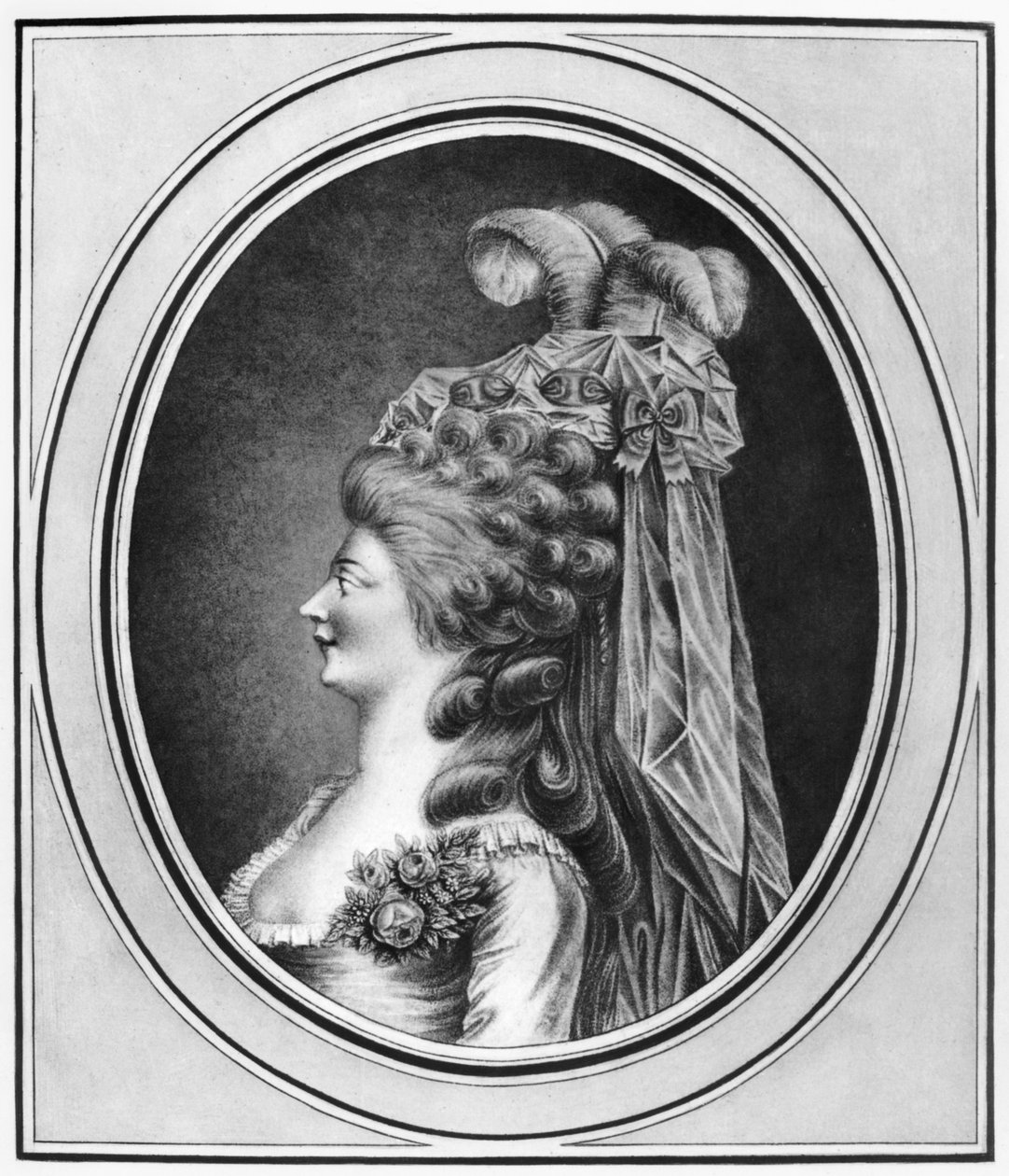 Louise Contat de Parny (1760-1813) i rollen som Suzanne i "Figaros bröllop" av Pierre Augustin Caron de Beaumarchais (1732-99) av French School