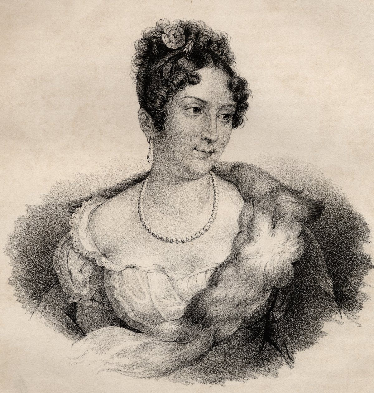 Mademoiselle Mars (1779-1847) av French School