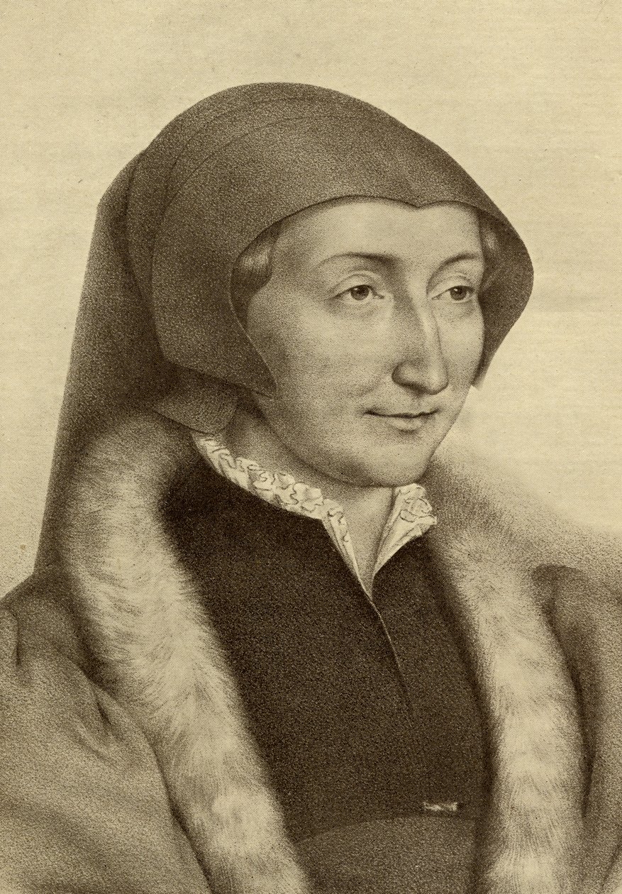 Marguerite de Valois (1492-1549) drottning av Navarra av French School