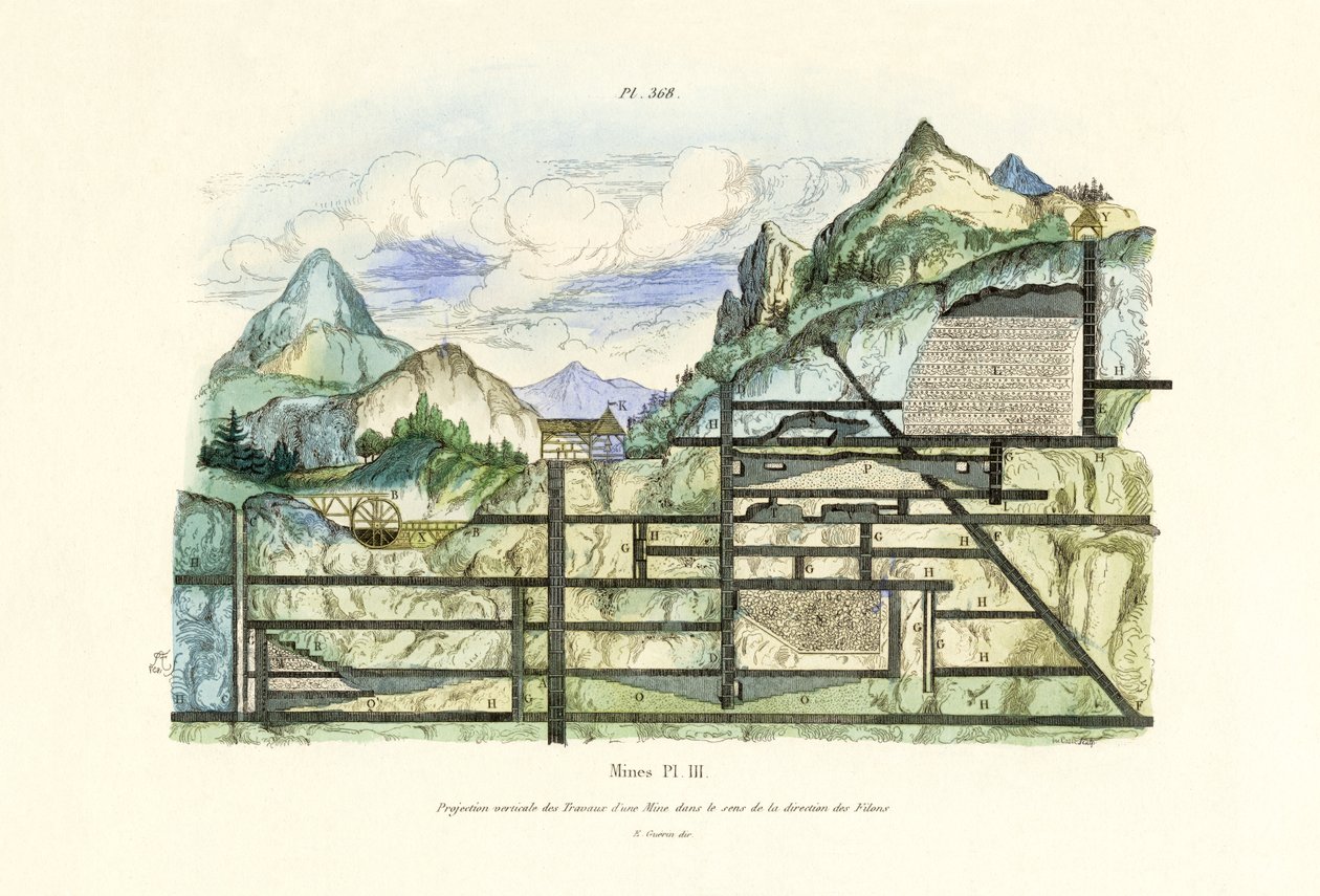 Mina, 1833-39 av French School