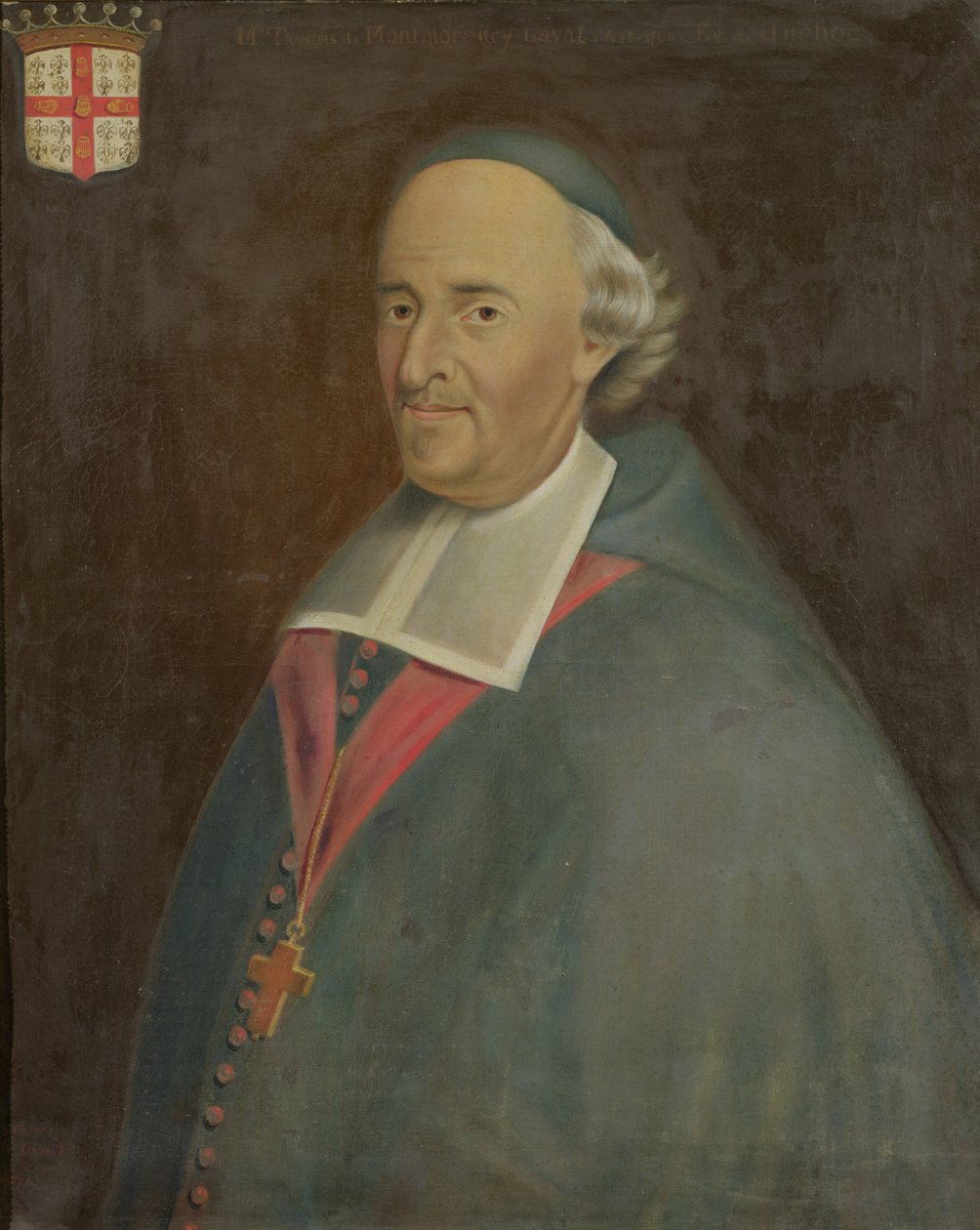 Monseigneur de Montmorency-Laval (1623-1708) biskop af Canada swed av French School
