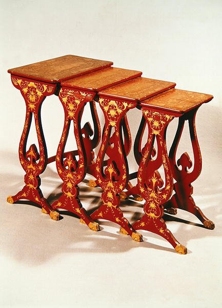 Bo av bord, Napoleon III Style (lackerat trä) av French School