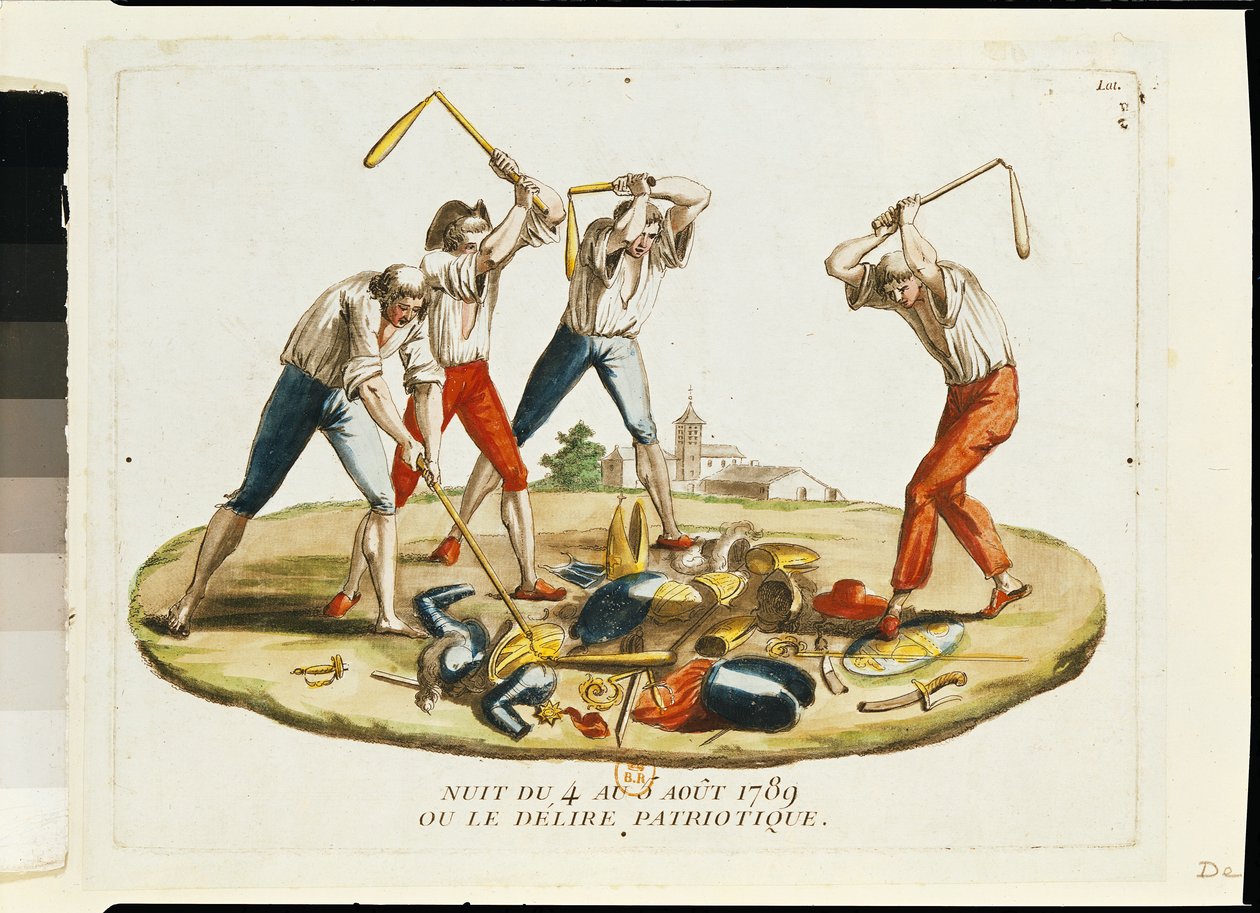 Natten till den 4 augusti 1789 eller Patriotic Delirium av French School
