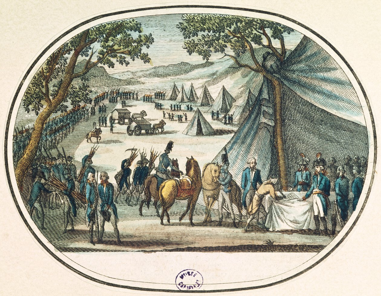 Pacification of the Vendee av general Hoche (1768-97) 20 april 1795 av French School