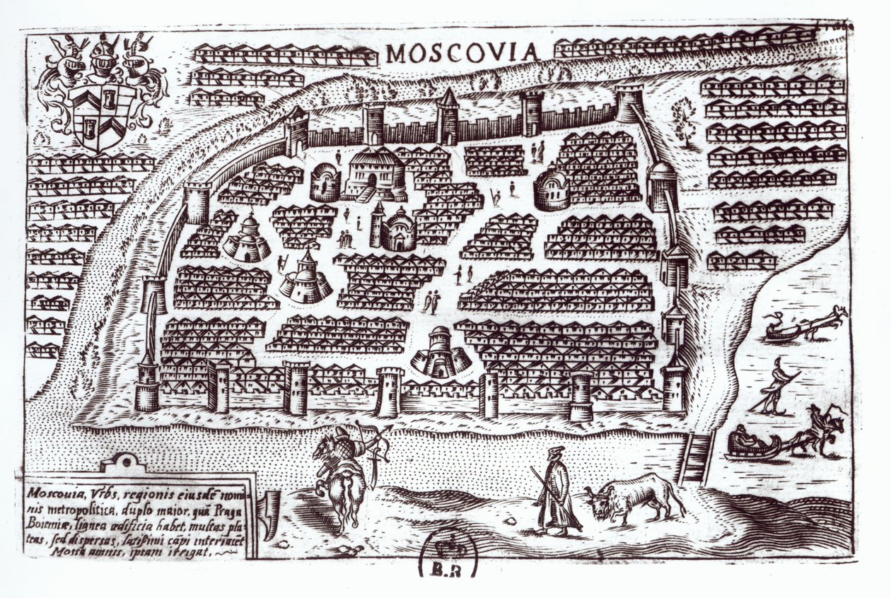 Fuafuaga a Moscow, 1628 swed av French School