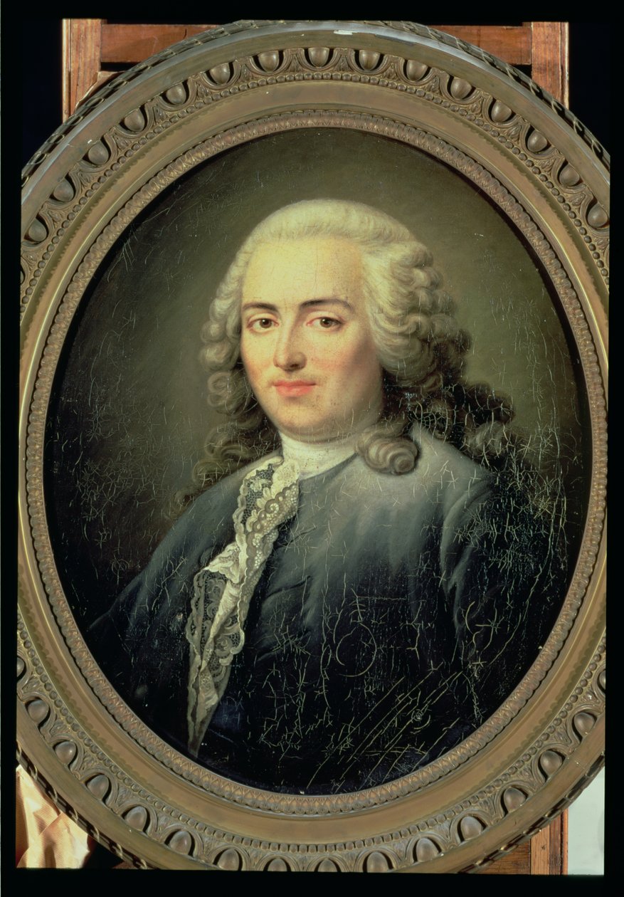 Porträtt av Anne-Robert-Jacques Turgot av French School
