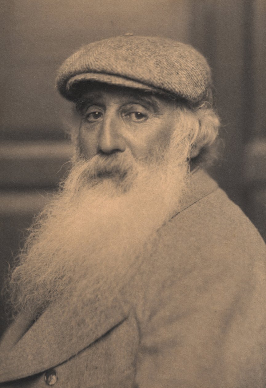 Porträtt av Camille Pissarro (1830-1903) av French School