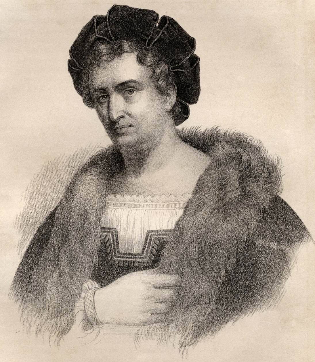 Porträtt av Francois Joseph Talma (1763-1826) av French School