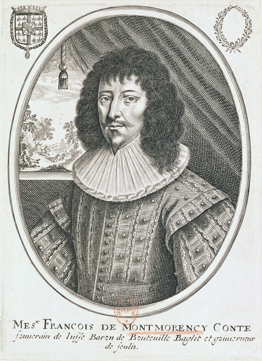 Porträtt av Francois de Montmorency (1530-79) 1600-27 av French School