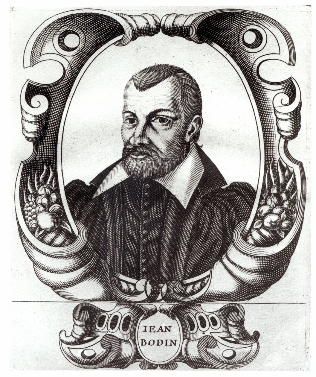 Porträtt av Jean Bodin (1530-96) av French School