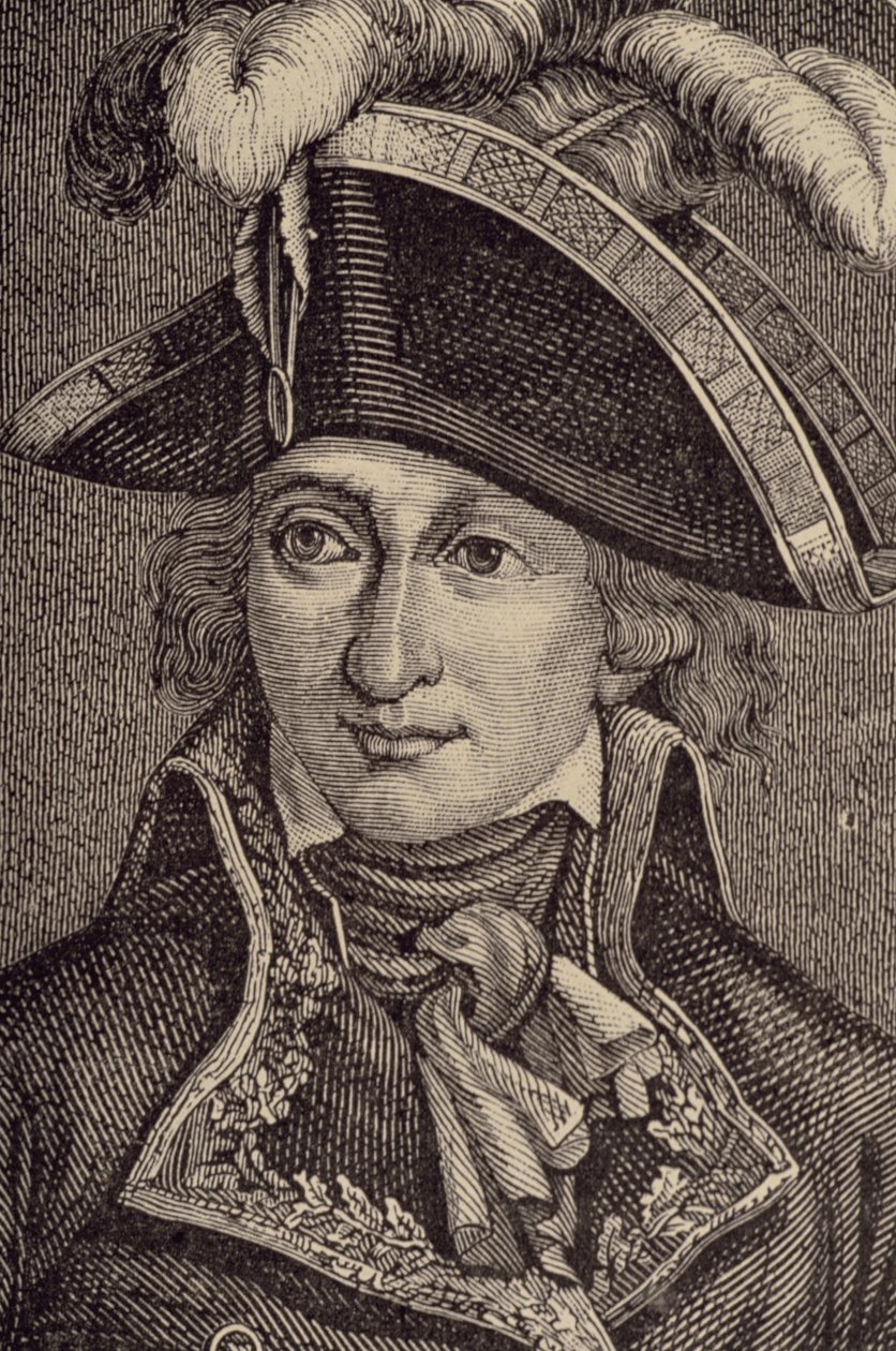 Porträtt av Jean Charles Pichegru (1761-1804) av French School