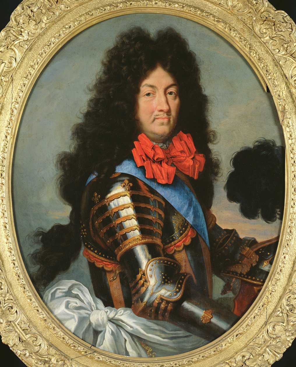Picha ya Louis XIV (1638-1715) swed av French School