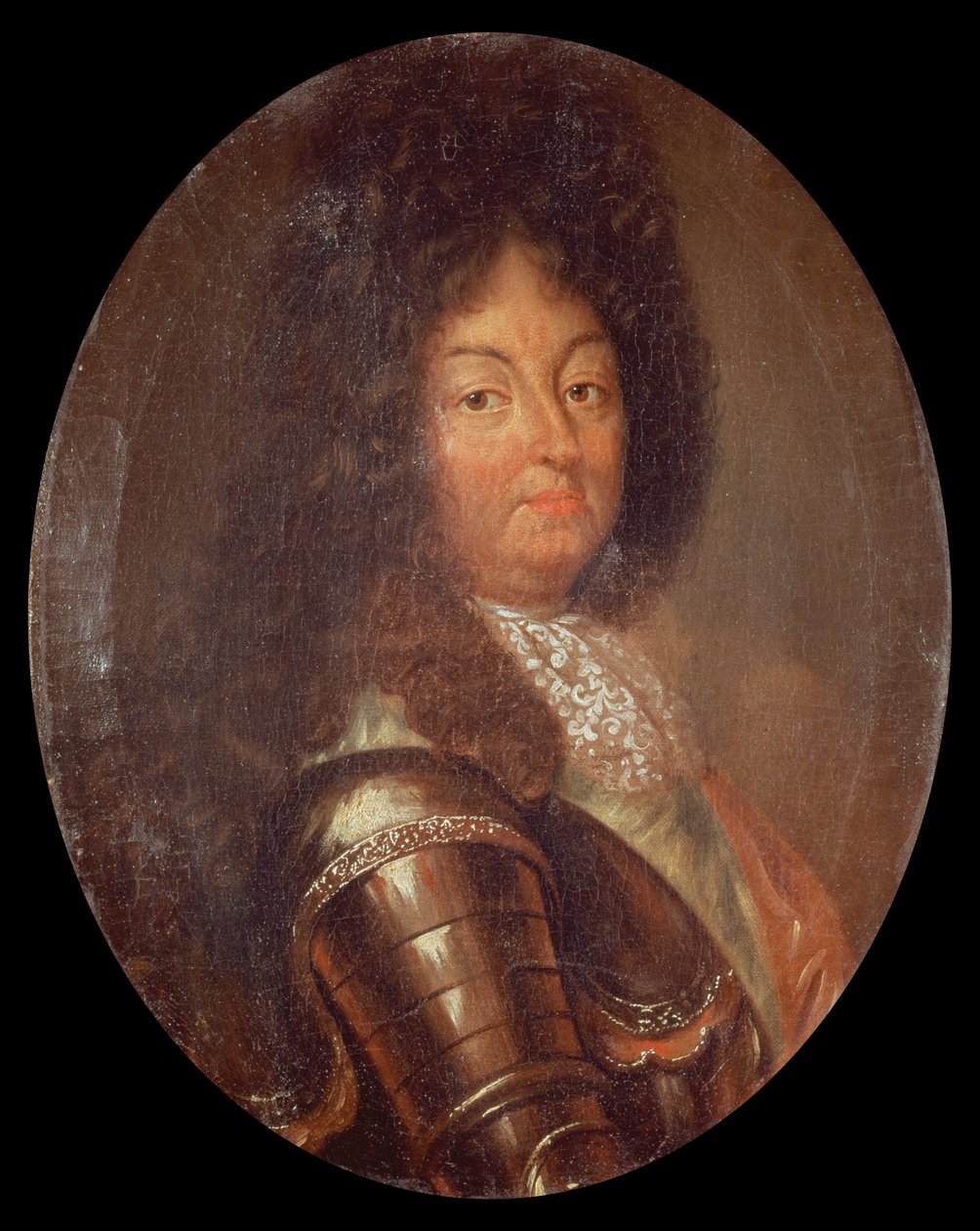 Porträtt av Ludvig XIV (1638-1715) av French School