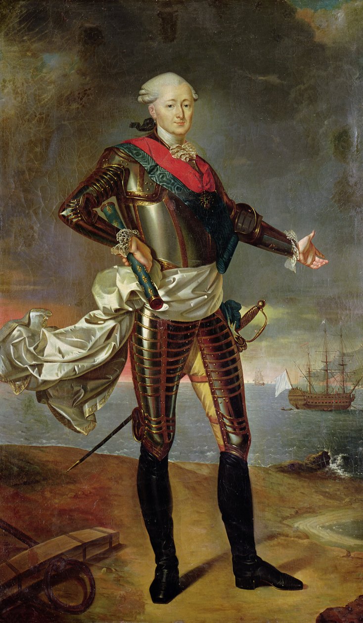 Porträtt av Louis-Jean-Marie de Bourbon (1725-93) hertig av Penthievre av French School