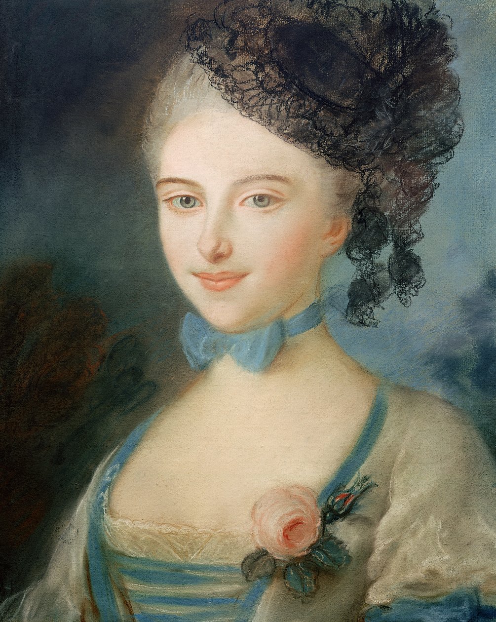Porträtt av Madame Balzac, ca 1798 av French School