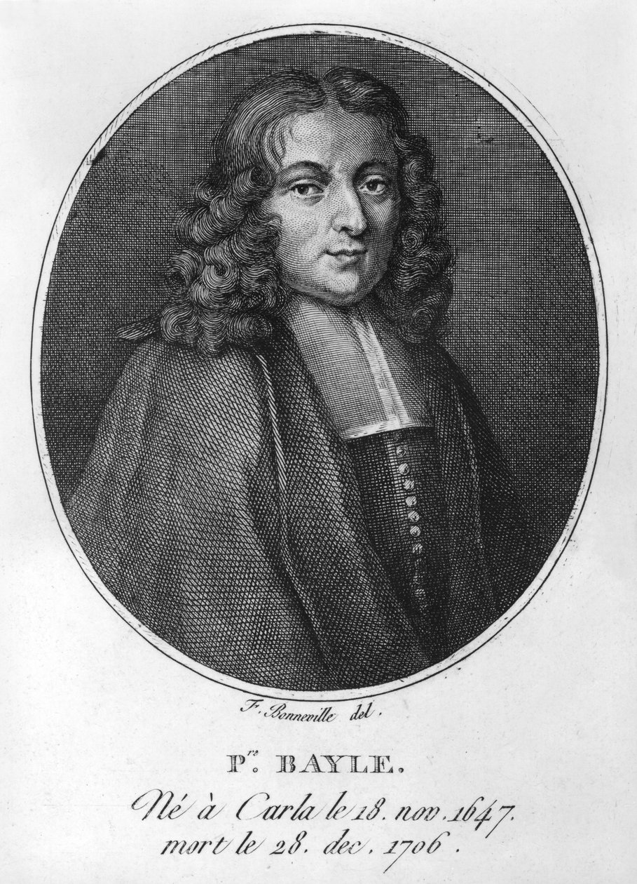 Porträtt av Pierre Bayle (1647-1706) av French School