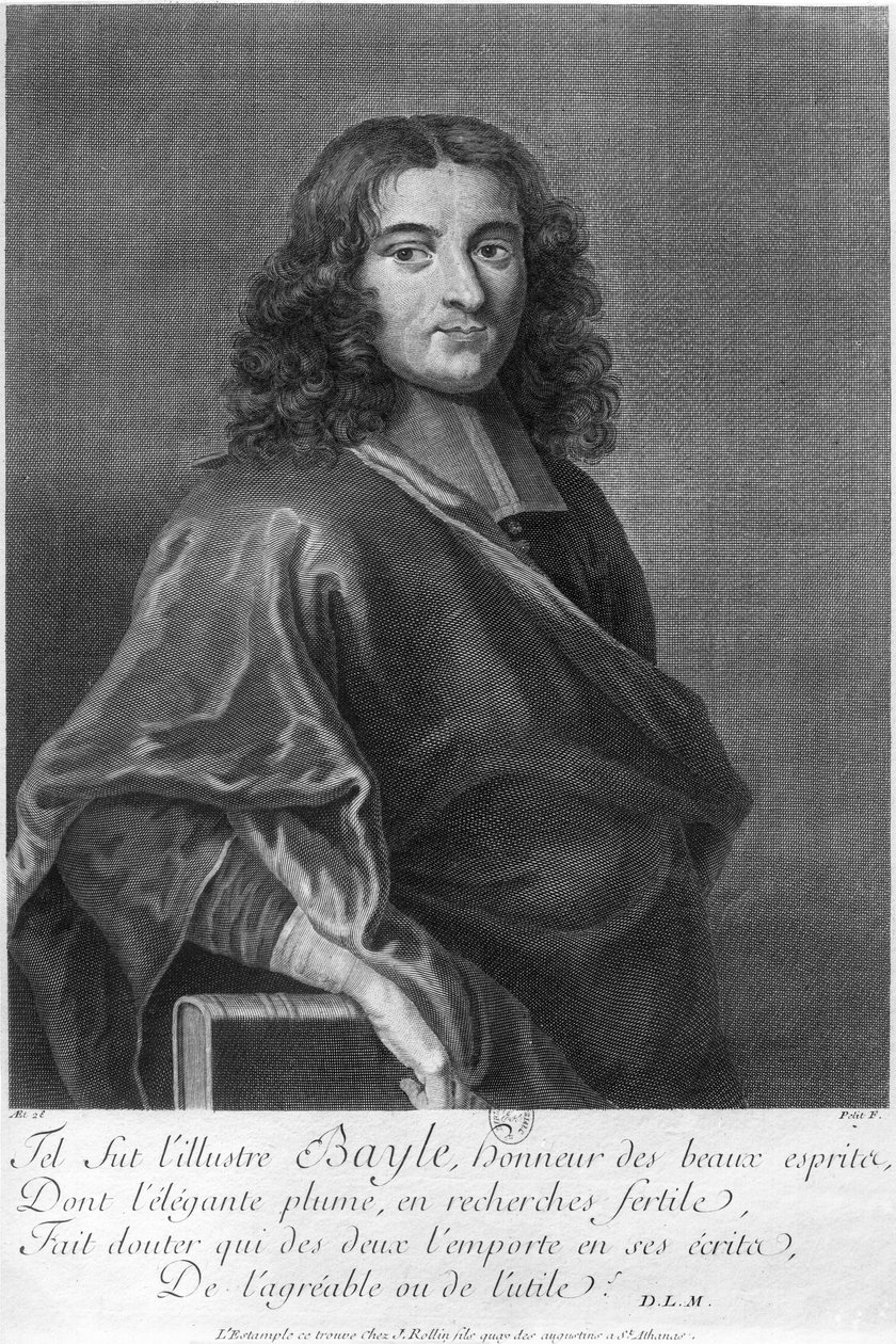 Porträtt av Pierre Bayle (1647-1706) av French School