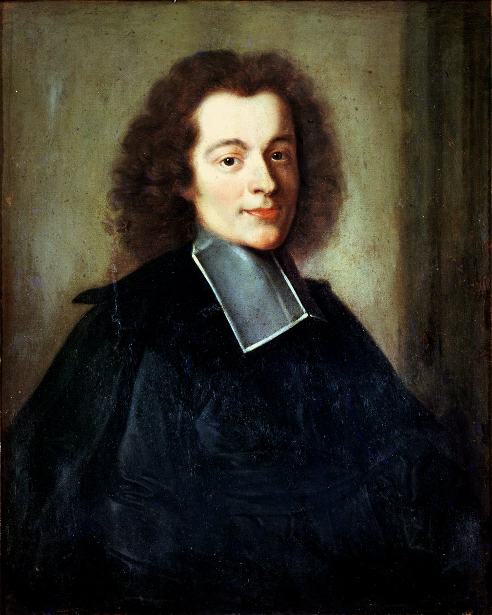 Porträtt antogs vara Voltaire (1694-1778) som ung man av French School