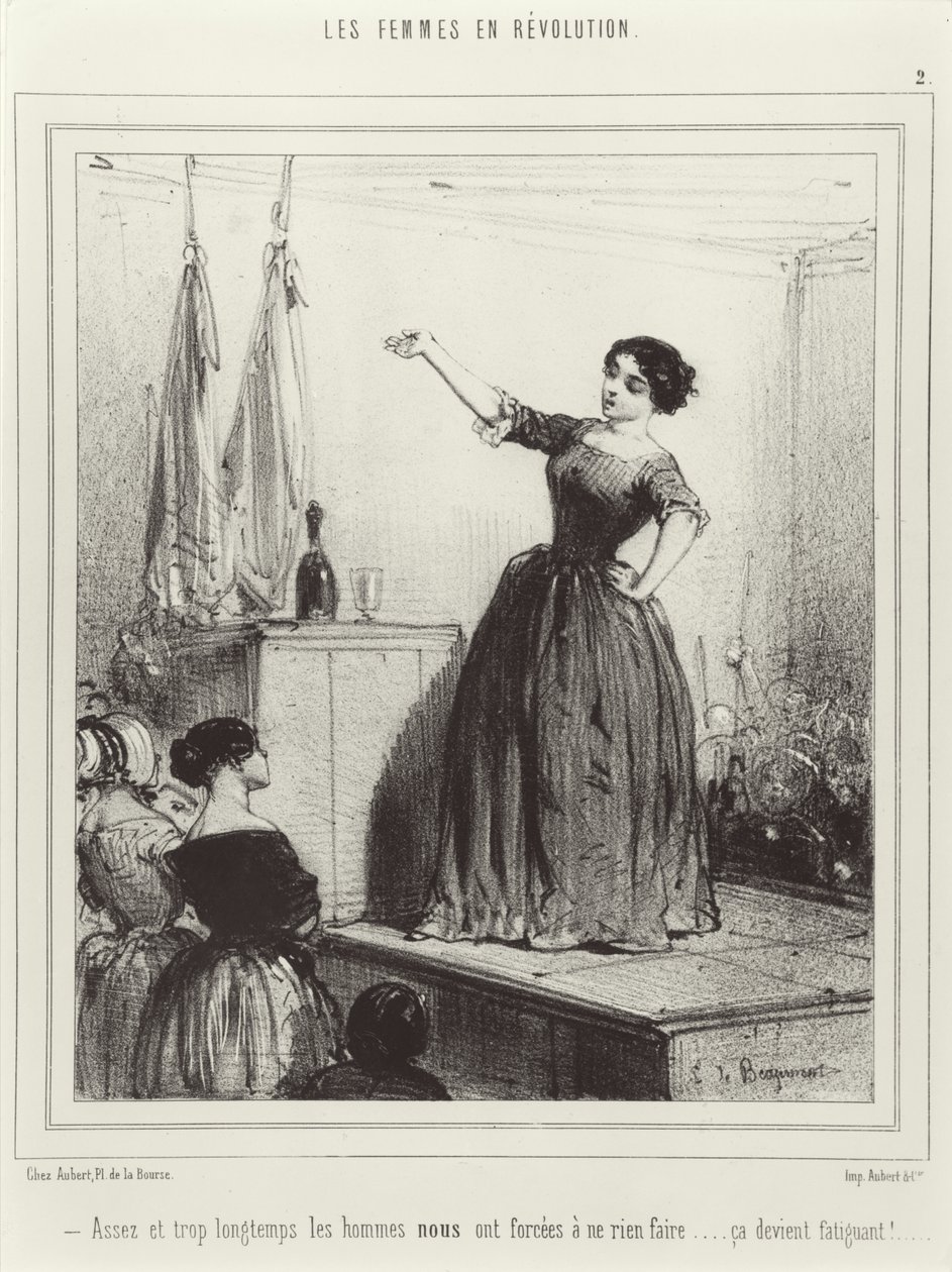 Kvinnors revolution, 1848 av French School