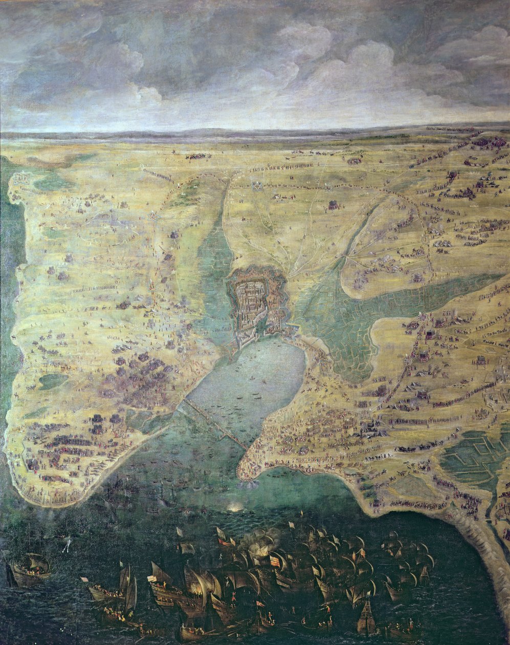 Belägringen av La Rochelle, 10 augusti 1627-28 oktober 1628 av French School