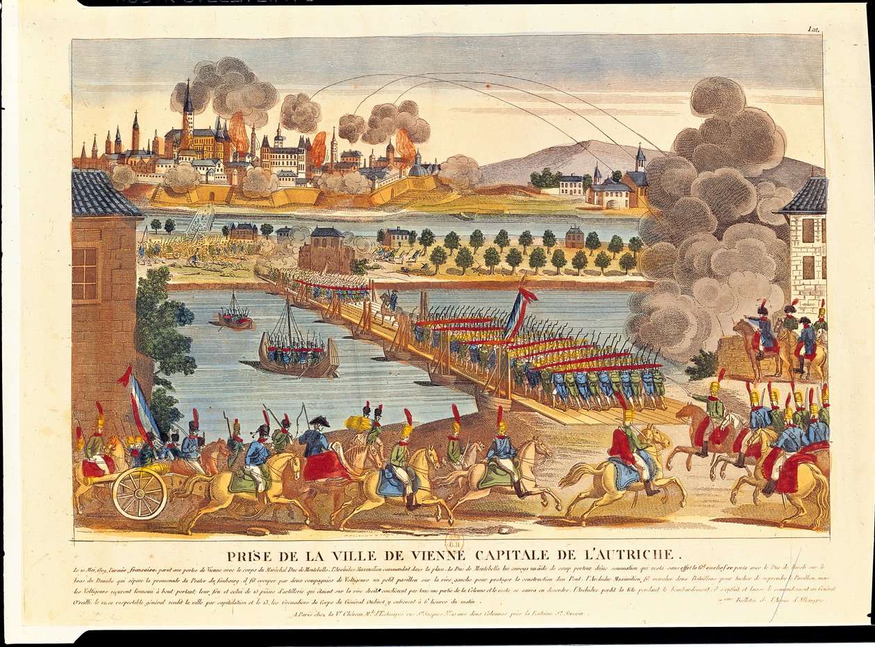 Belägringen av Wien, 10 maj 1809 av French School