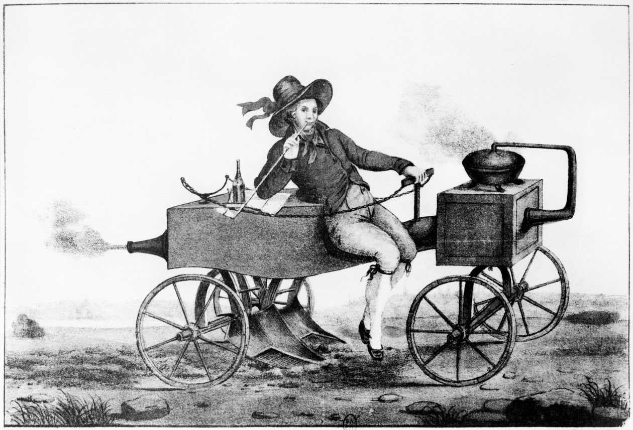 Ångplog, 1850 av French School